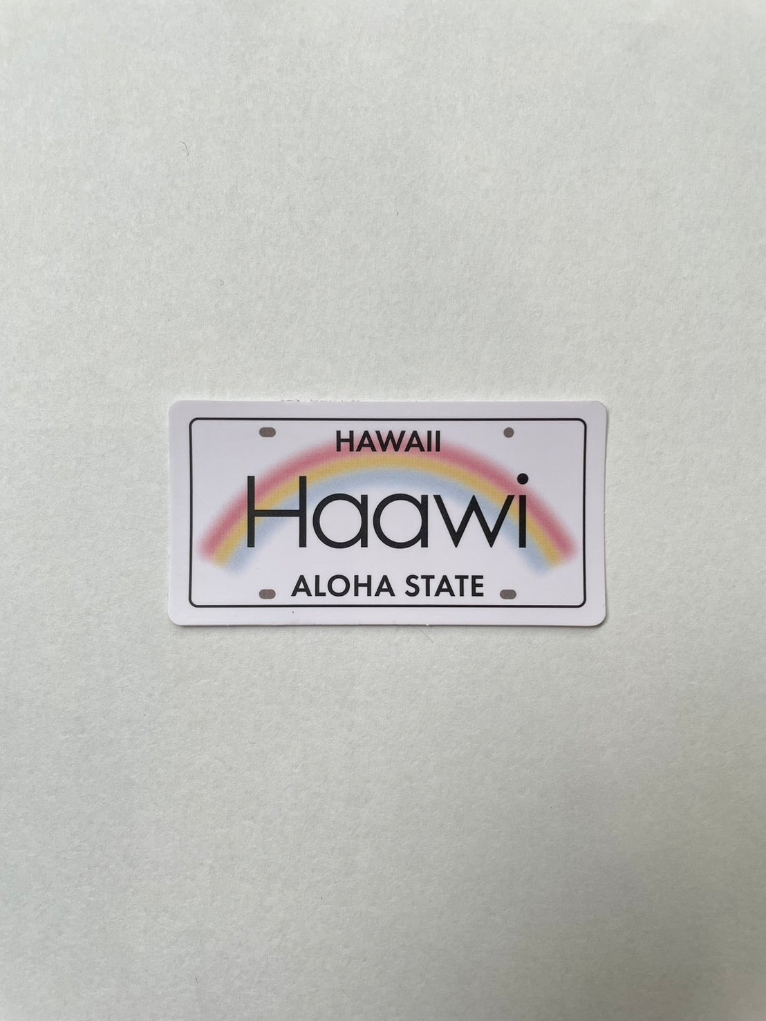 logo plate sticker